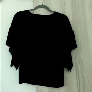 New black sheer Zara basic top